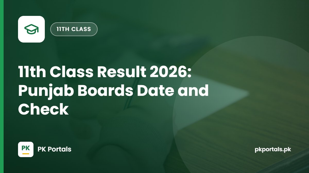 11th Class Result 2026: Punjab Boards Date and Check by Roll Number