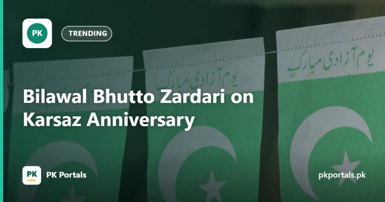 Bilawal Bhutto Zardari on Karsaz Anniversary