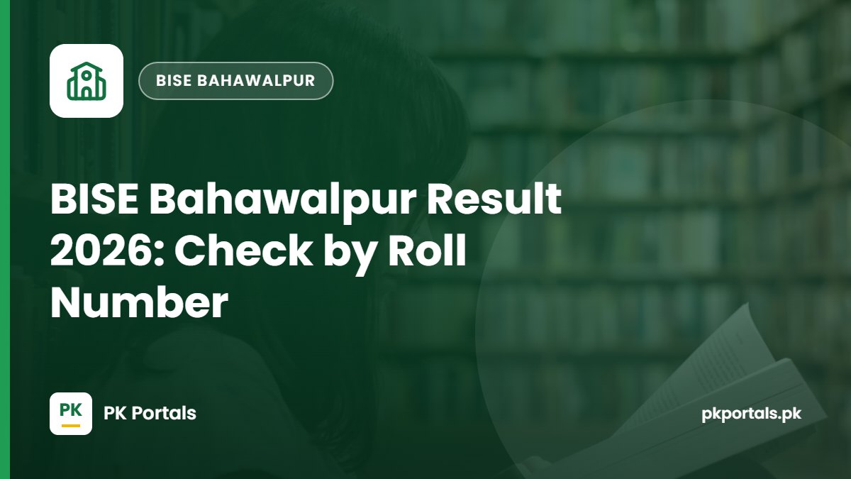 BISE Bahawalpur Result 2026: Check by Roll Number and SMS