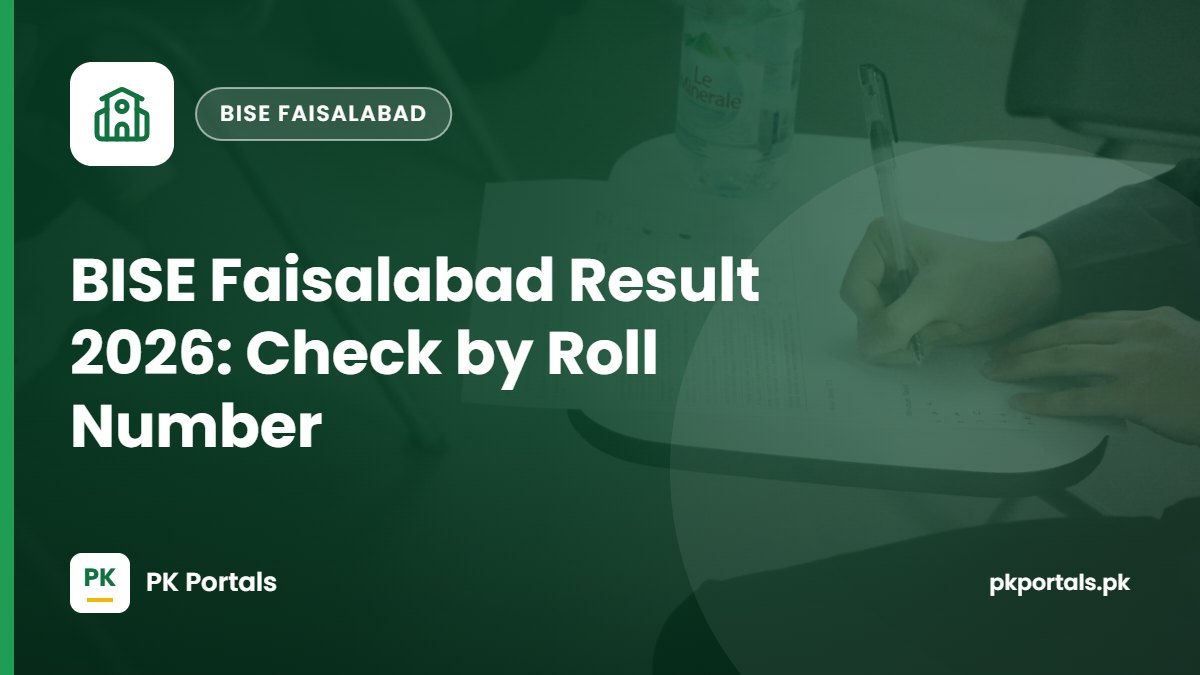 BISE Faisalabad Result 2026: Check Online by Roll Number