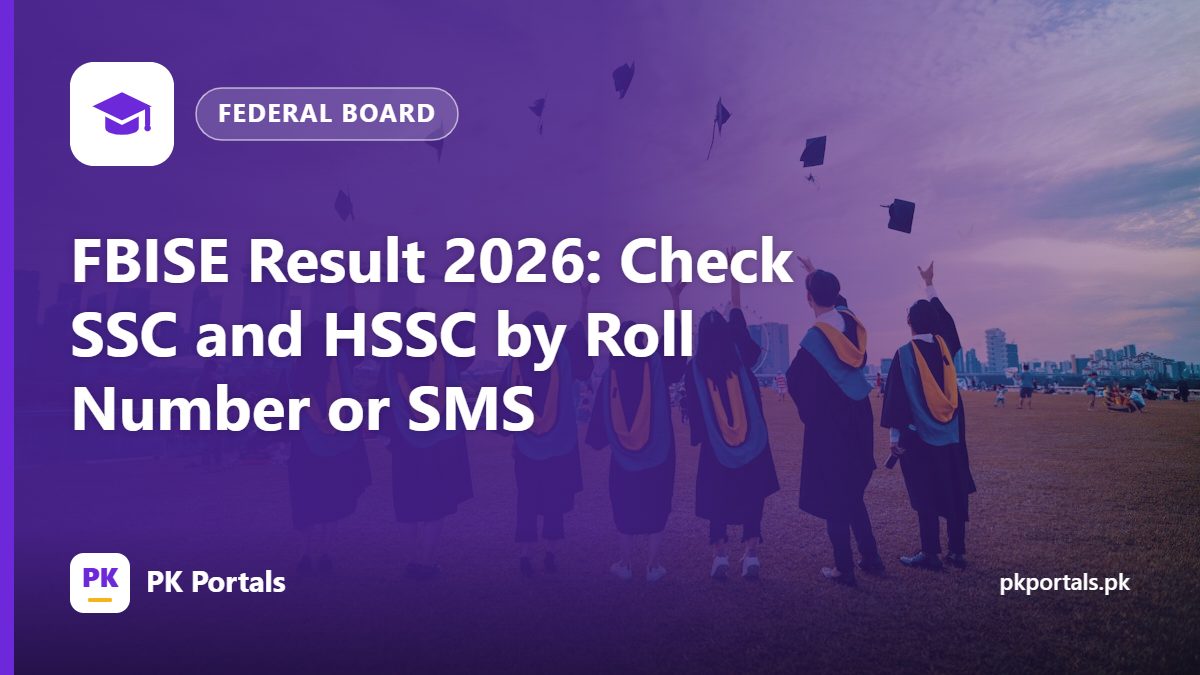 FBISE Result 2026: Check SSC and HSSC by Roll Number or SMS