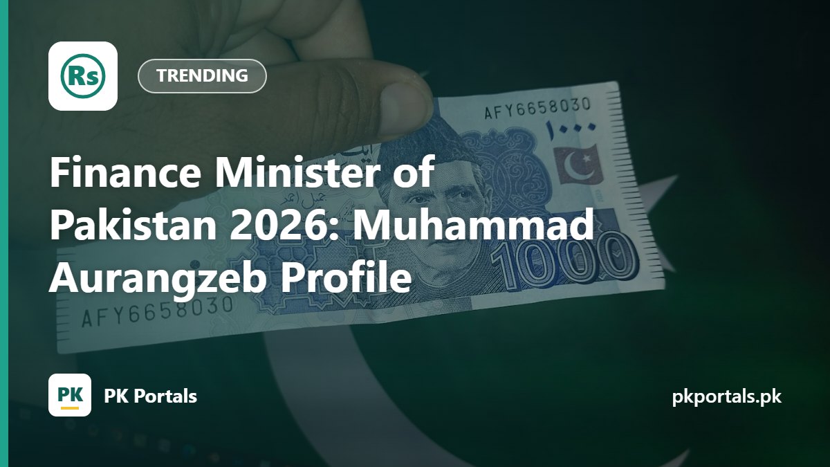 Finance Minister of Pakistan 2026: Muhammad Aurangzeb Profile