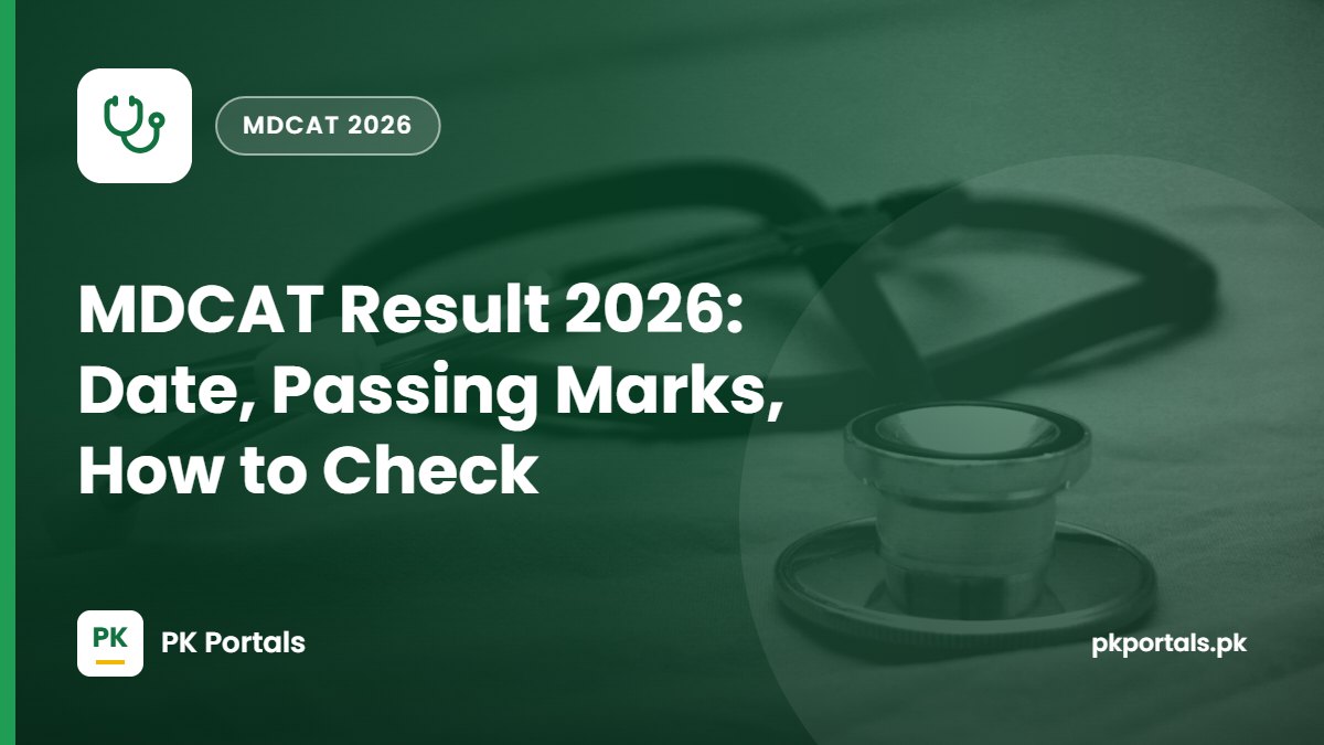 MDCAT Result 2026: PMDC Result Date, Passing Marks and How to Check
