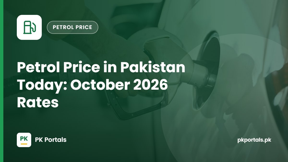 Petrol Price in Pakistan Today: October 2026 Rates and Latest Change