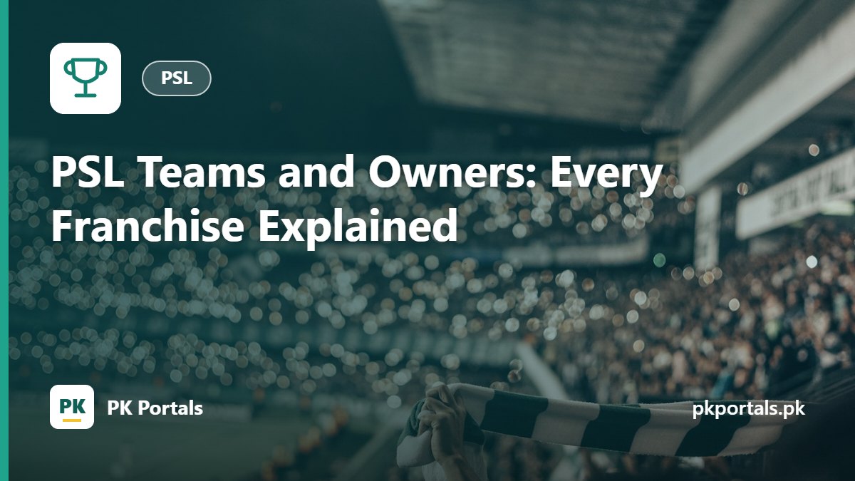 PSL Teams and Owners: Every Franchise Explained